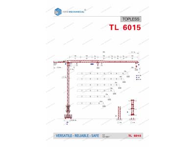 Import TL6015 TOPLESS TOWER CRANE from chinese wholesale supplier and manufacturer