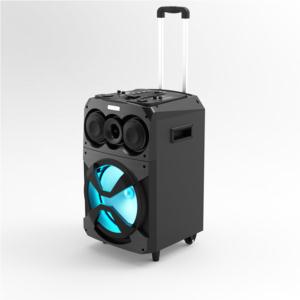 Import Trolley portable speaker outdoor portable bluetooth speaker with wheels led display from chinese wholesale supplier and manufacturer