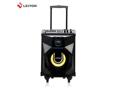 Import trolley speaker with 120W Super-Bass, Bluetooth, LED Disco Lights, FM Radio, Karaoke, Aux, from chinese wholesale supplier and manufacturer
