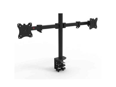 Import Twin Flat Screen Computer Monitor Desk Mount Stand for 12”-32” Two LCD Flat Screen Monit from chinese wholesale supplier and manufacturer