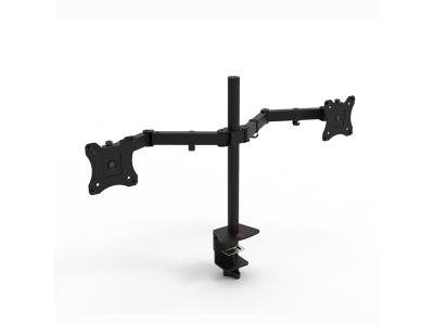 Import Twin Flat ScreenComputer Monitor Desk Mount Stand for 12”-24” Two LCD Flat Screen Moni from chinese wholesale supplier and manufacturer