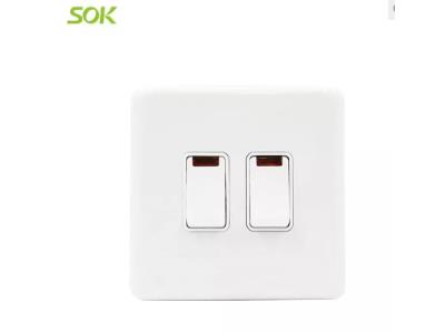 Import Two Gang 20A Double Pole Switches With Neon from chinese wholesale supplier and manufacturer