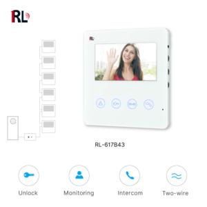 Import Two-wire building video intercom system indoor monitor 4.3″ from chinese wholesale supplier and manufacturer
