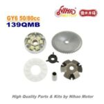 Import TZ-16 50cc 80cc Variator Set Drive Pulley GY6 Parts Chinese Scooter 139QMB Motorcycle Engi from chinese wholesale supplier and manufacturer