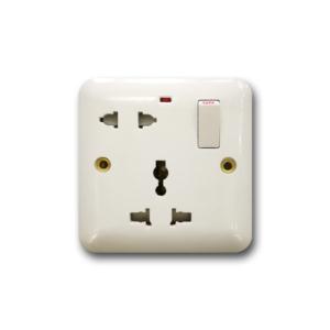 Import Universal five hole wall socket from chinese wholesale supplier and manufacturer