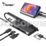 Import USB C Docking Station,8 in 1 Type-c Hub with PD,3 USB 3.0 Ports,SD/TF Card Readers from chinese wholesale supplier and manufacturer