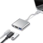 Import USB C Docking Station,Ultra Slim 3 in 1 Type-c Hub with PD,USB 3.0Port,4K to HDMI from chinese wholesale supplier and manufacturer