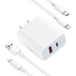 Import Us/Eu/Uk Plug 20W 2-Port Qc 3.0 Fast Charger Adapter for iphone 12 Pro Samsung HuaWei from chinese wholesale supplier and manufacturer