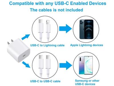 Import Us/Eu/Uk Plug 20W PD Fast Charger Adapter for iphone 12 11 X PRO from chinese wholesale supplier and manufacturer