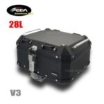 Import V3-1 Motorcycle Aluminum Box 28L Top Case Side Pannier Scooter Rear Trunk PEDA Motor from chinese wholesale supplier and manufacturer