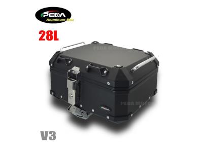 Import V3-2 Motorcycle Aluminum Box 40L Top Case Side Pannier Scooter Rear Trunk PEDA Motor from chinese wholesale supplier and manufacturer