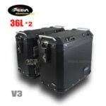 Import V3-3b Motorcycle Aluminum Box 36L Top Case Side Pannier Scooter Rear Trunk PEDA Motor from chinese wholesale supplier and manufacturer