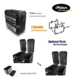Import V3-4 Motorcycle Aluminum Box 28L 36L Top Case Side Pannier Scooter Rear Trunk PEDA Motor from chinese wholesale supplier and manufacturer