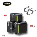 Import V3-5 Motorcycle Aluminum Box 36L 40L Top Case Side Pannier Scooter Rear Trunk PEDA Motor from chinese wholesale supplier and manufacturer