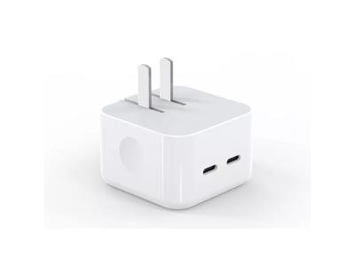 Import Wall charger for mobile phone tablet battery charging, high power and two type-c outputs from chinese wholesale supplier and manufacturer