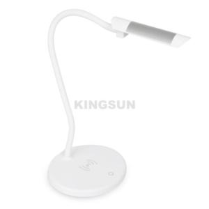 Import Warm white dimmable LED desktop 5W wireless charging lamp for phone from chinese wholesale supplier and manufacturer