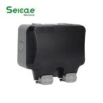 Import Weatherproof double Switch Socket IP66 waterproof switch boxes from chinese wholesale supplier and manufacturer