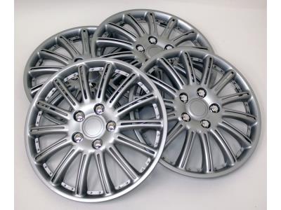 Import Wholesale 13″14″15″ PP ABS Silver Auto Wheel Center Covers Universal Car Hubcaps from chinese wholesale supplier and manufacturer