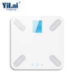 Import Wholesale digital fat scale KCAL/BMI function 280*280mm portable electronic weight scale from chinese wholesale supplier and manufacturer