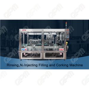 Import Wine rinsing filling corking&capping machine from chinese wholesale supplier and manufacturer