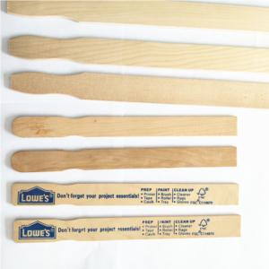 Import Wooden Paint mixing sticks from chinese wholesale supplier and manufacturer