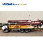 Import XCMG 52m tow truck mounted concrete pump HB52V with HOWO chassis for sale from chinese wholesale supplier and manufacturer