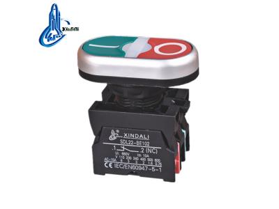 Import XDL22-CBW8365 ip68 on off switch led light double head spring button from chinese wholesale supplier and manufacturer