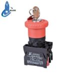 Import XDL22-ES145 Mushroom Button Selector Estop Pushbutton Switch with Key from chinese wholesale supplier and manufacturer
