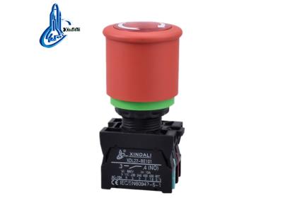 Import XDL22-ESLW542 mushroom ip67 turn to release emergency push button switch with light from chinese wholesale supplier and manufacturer