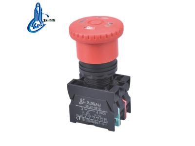 Import XDL22-ETB545 waterproof ip67 mushroom head e-stop pushbutton with window from chinese wholesale supplier and manufacturer