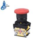 Import XDL31-ET45 Mushroom Head Lockout Emergency Stop Push Button Switch from chinese wholesale supplier and manufacturer