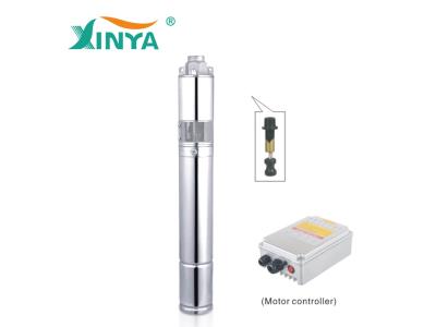 Import XINYA 3″ 24V 140W DC solar energy submersible screw water pump (3SPST1.3/50-D24/140) from chinese wholesale supplier and manufacturer