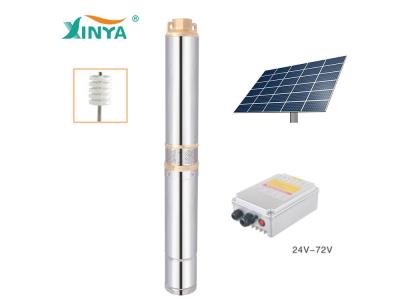 Import XINYA 3″ PPO impeller 72V solar centrifugal pump submersible pump (3SPC4.5/95-D72/1000) from chinese wholesale supplier and manufacturer