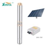 Import XINYA 4″ PPO plastic impeller 72V 1300w solar pump (4SPC15/70-D72/1300) from chinese wholesale supplier and manufacturer