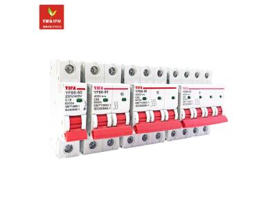 Import YIFA high breaking miniature intelligent electronic circuit breaker MCB YFB6-80 series from chinese wholesale supplier and manufacturer