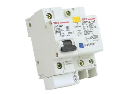 Import YIFA leakage molded case circuit breaker DZ47LE-100H series from chinese wholesale supplier and manufacturer