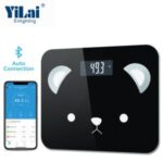 Import Yilai Factory OEM Electronic Scale 6mm tempered glass+ABS plastic Bluetooth Smart Scale from chinese wholesale supplier and manufacturer