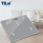 Import Yilai golden size grey color body composition BMI scale body fat measurement scale from chinese wholesale supplier and manufacturer