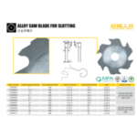 Import alloy saw blade for slotting from chinese wholesale supplier and manufacturer