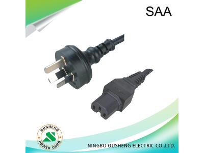 Import Australia AS/NZ 3112 Plug to IEC 60320 C15 Power Cord from chinese wholesale supplier and manufacturer