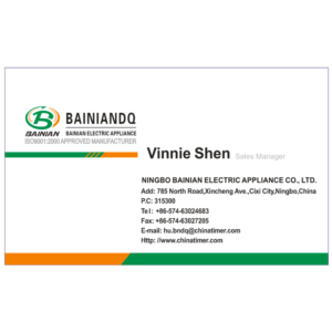 Import Bainian Weekly Digital Timer IP20 BND-50/SAS36 from chinese wholesale supplier and manufacturer