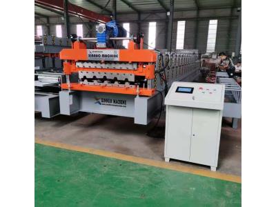 Import Double Layer Corrugated Metal Roofing Sheet Roll Forming Machine IBR Roofing panel double from chinese wholesale supplier and manufacturer