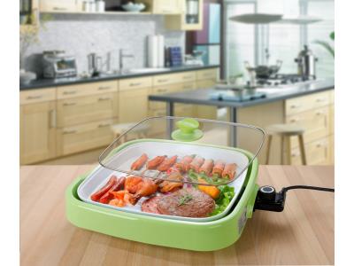 Import Electric aluminum square fry pan with non-stick surface HP3636B from chinese wholesale supplier and manufacturer