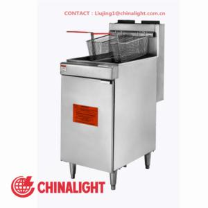 Import HIGH CHIMNET TWO-TANK TWO BASKET GAS FRYER(LPG NG) from chinese wholesale supplier and manufacturer