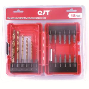 Import HSS DRILL BIT AND DRIVER BIT SET 18PCS from chinese wholesale supplier and manufacturer