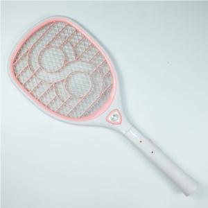 Import LED light electric rechargeable mosquito swatter with cable from chinese wholesale supplier and manufacturer