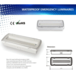 Import LED waterproof emergency luminaires from chinese wholesale supplier and manufacturer