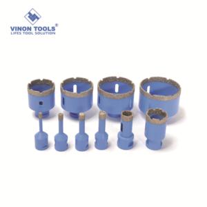 Import M14 Hex Shank Dry Cutting Vacuum Brazed Diamond Core Drill Bit for Tile Marble Granite from chinese wholesale supplier and manufacturer