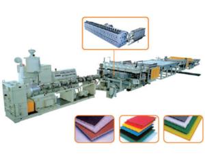 Import PC,PP,PE,and PVC Plastic Hollow Cross Section Plate Extrusion Line from chinese wholesale supplier and manufacturer