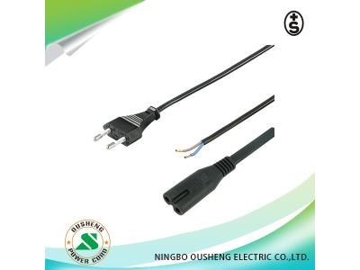 Import Switzerland 2 pin plug to IEC 60320 C7 Power Cord from chinese wholesale supplier and manufacturer
